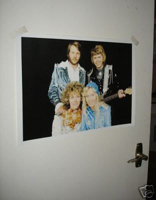 ABBA Super Group NEW Poster Black  