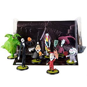 Disney NIGHTMARE BEFORE CHRISTMAS 7 pc Figure Set NEW  