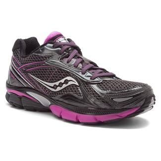 WOMENS SAUCONY BLACK POWERGRID HURRICANE 14 (running jogging shoes 