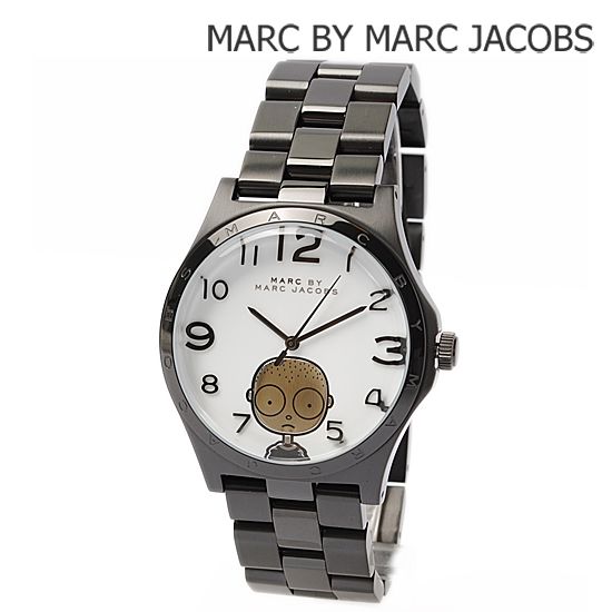   MARC BY M. JACOBS MR. MARC BLACK ION PLATED MENS WATCH MBM3084  