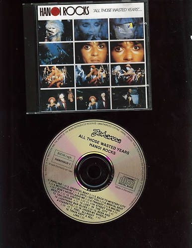 Hanoi Rocks All Those Wasted Years Johanna original CD  