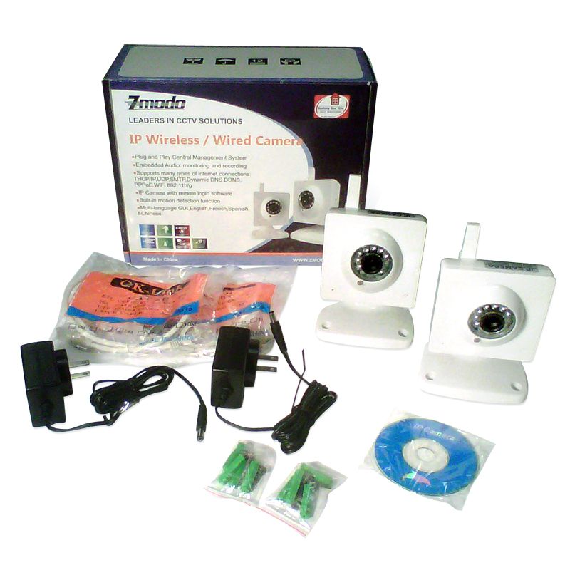 Indoor Wireless WiFi IR Night Vision Color IP Network Camera  