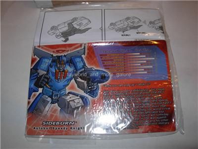 Transformers Club TFCC exclusive SIDEBURN New Sealed  