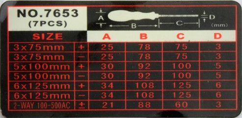 Pc 1000v Insulated Electricians Screwdriver Set Voltage Mains Tester 