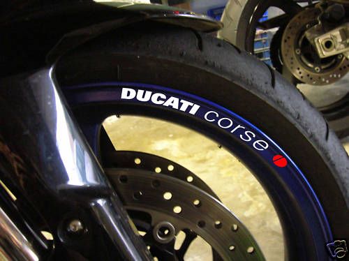 STICKER AUTOCOLLANT VISIERE CASQUE DUCATI CORSE  