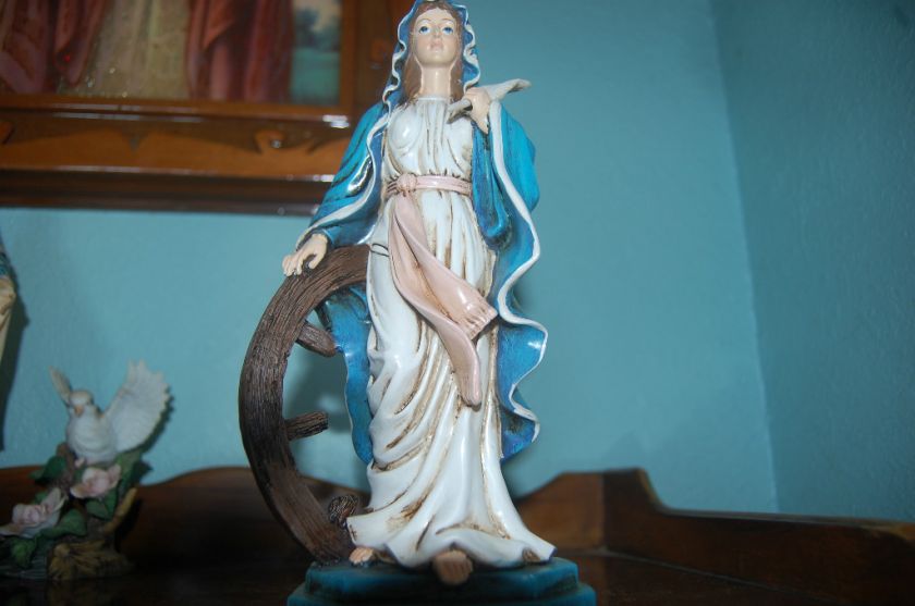 Saint Catherine of Alexandria Statue 9 Confirmation Gift  