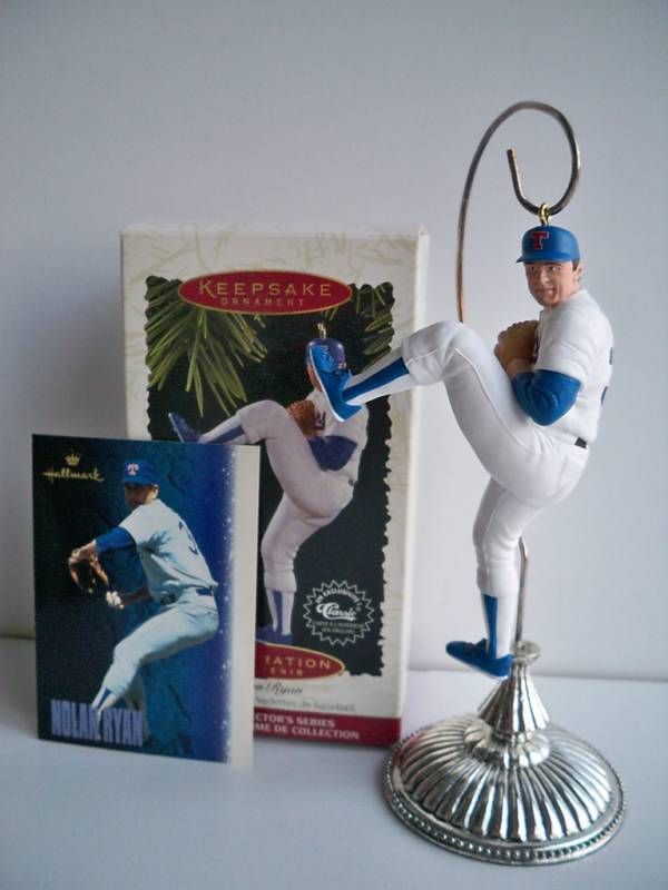 Hallmark Ornament & Card Nolan Ryan 1st Series NIB  