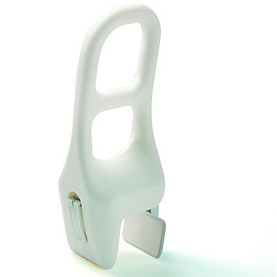 White Molded Bath/Room Tub Support Grab Hand Bar Rail  