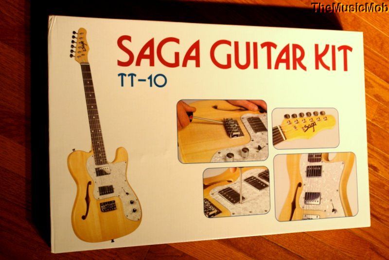 Kit is show here with rosewood a fingerboard, but the kit you receive 