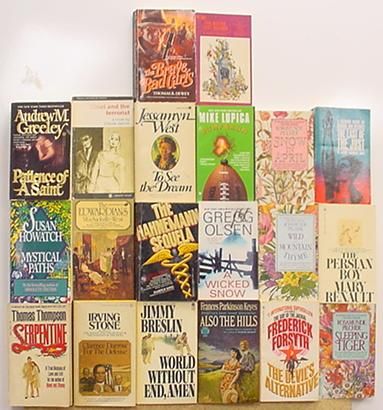 20 Books POPULAR NOVELS See List lot #C684 FREE S/H  