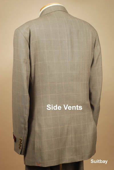 44L Suit STEVE HARVEY SUPER120 Gold Mens Suits H60  