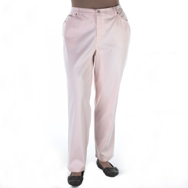 Gloria Vanderbilt Amanda Pink Shimmer Stretch Jeans  