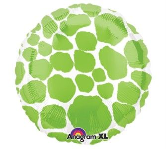 Green Giraffe Mylar Balloon Birthday Bridal Baby Shower Safari Jungle 