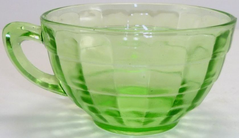 vintage depression glass hocking glass company circa 1929 1933 block 