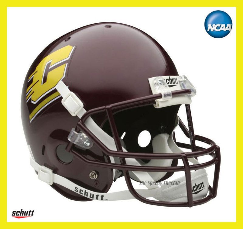 CENTRAL MICHIGAN CHIPPEWAS FOOTBALL HELMET FULL SCHUTT  