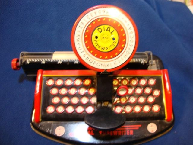 Marx Junior Dial Typewriter. 1940s ca. Remarkable toy retains 99% 