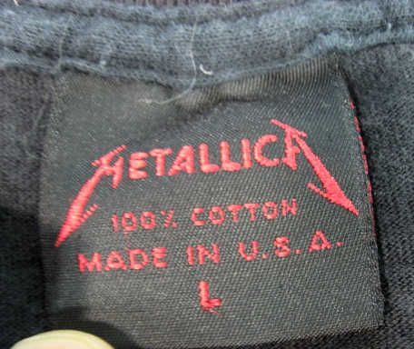 METALLICA SO I DUB THEE UNFORGIVEN 1991 T SHIRT L #663  