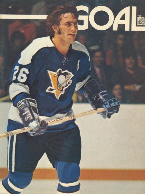 1974 North Stars vs Penguins Program Syl Apps  