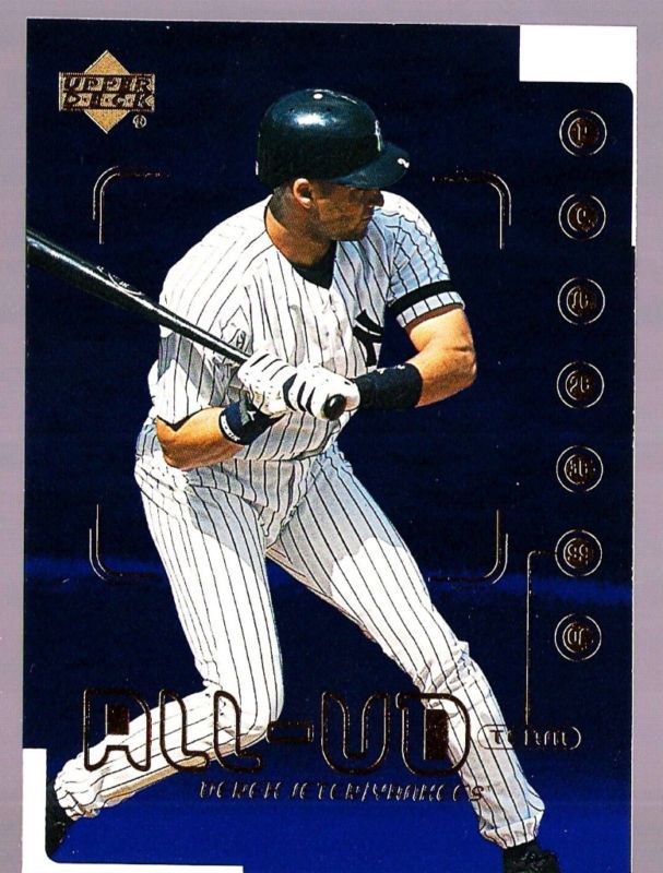 DEREK JETER NY YANKEES HOF 2000 ALL UD TEAM  