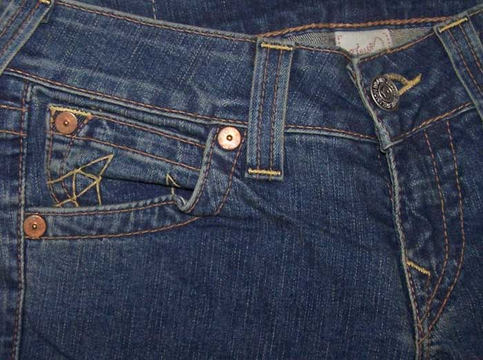 True Religion Bobby Jeans Dark Stone Wash Sz 27 Spot   