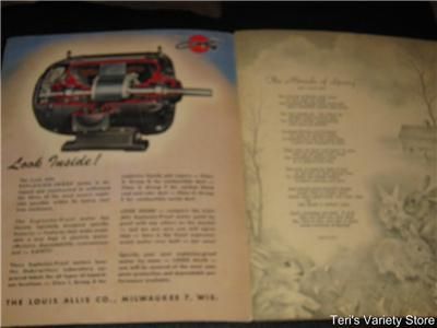 The Louis Allis Messenger Magazine EUC march 1949  