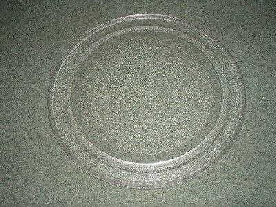 Microwave Plate Turntable Tempered Glass 14 Round euc  