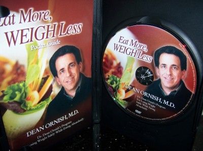 DEAN ORNISH EAT MORE WEIGH LESS DVD DIET EXCERCISE  