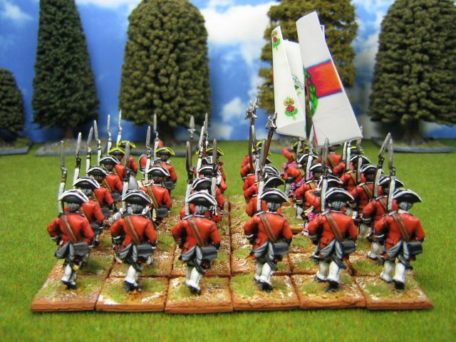 28mm DPS Painted SYW British Musketeer marching FRSB01A  