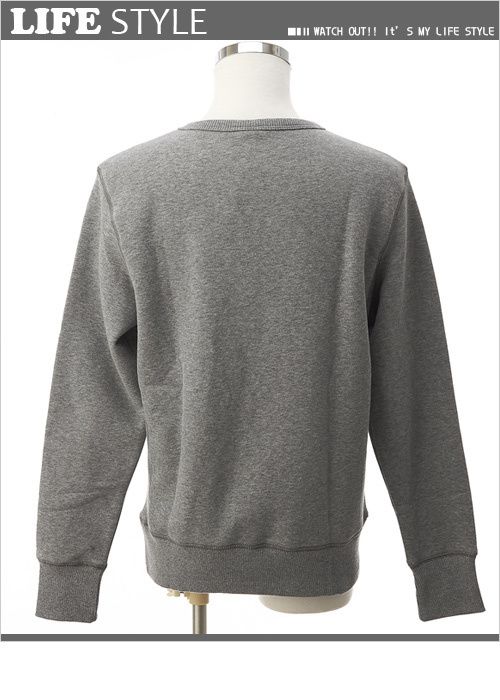 BN PUMA Mens Edition Crew Sweat Medium Gray Heather Asia Size  