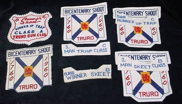 NOVA SCOTIA TRAP SKEET SHOOT Patch Lot 1960 Truro NS  