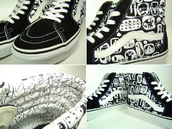 VANS SK8 HI Black/True White