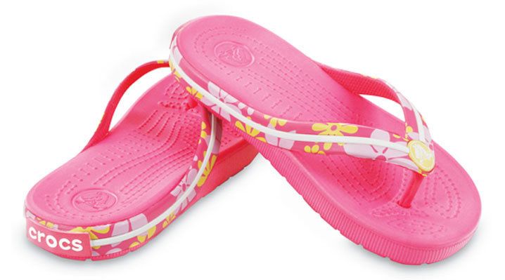 CROCS CROCBAND FLIPSWITCH KIDS Tropic F Pink Buttercup  