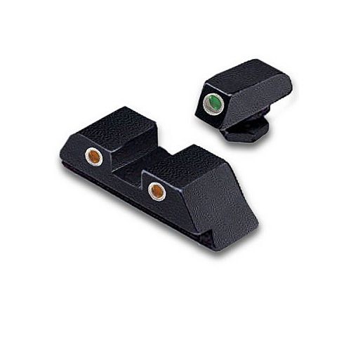 Trijicon Night Sight Set GL01O Orange Tritium 3 Dot Glock 17, 19, 22 