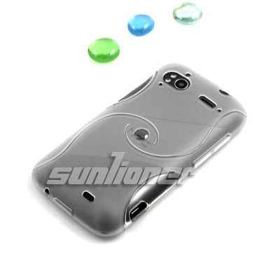 TPU Silicon Case Skin Cover for HTC Sensation 4G G14 Z710e + Sp 