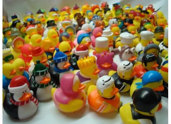 LOT 25 DIFFERENT DUCKS Ducky Baby Shower PARTY FAVORS  