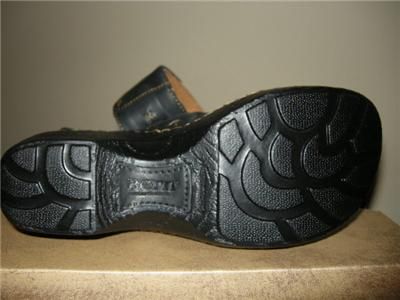 Born Womens BLACK Pecan Sandal # 31877 Size 9/Euro 40  