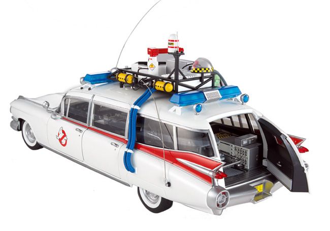 NEW   Hot Wheels Elite 1959 Cadillac Ghostbusters Ecto 1   Limited 