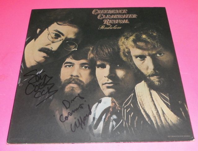 CREEDENCE CLEARWATER REV CCR X2 DOUG CLIFF SIGNED LP  