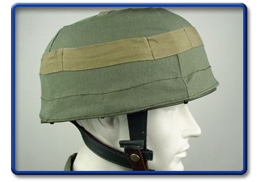 WW2 German Fallschirmjager Plain Green M38 Helmet Cover  