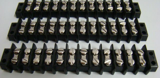 9x CINCH CONNECTOR 12 141 20A 250V 14 28 TERMINAL BLOCK  