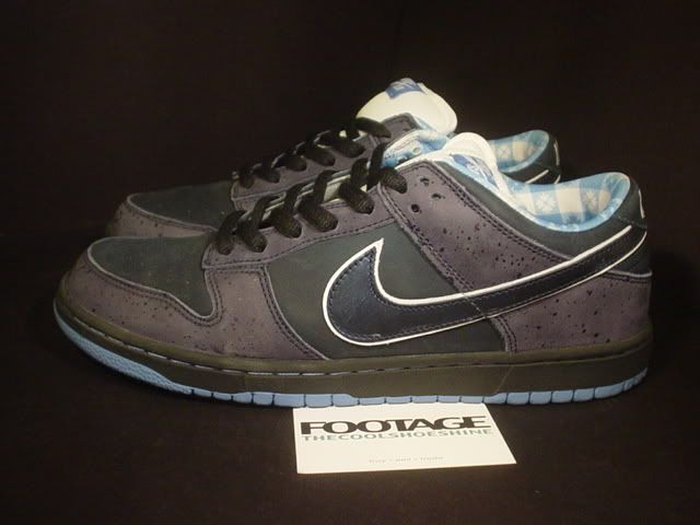 2009 Nike Dunk Low Premium SPLATTER BLUE LOBSTER NIGHTSHADE SLATE NAVY 