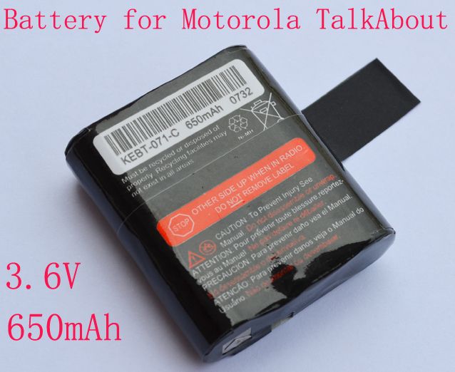 650mAh Battery for Motorola TALKABOUT T4800 T4900 T5000  