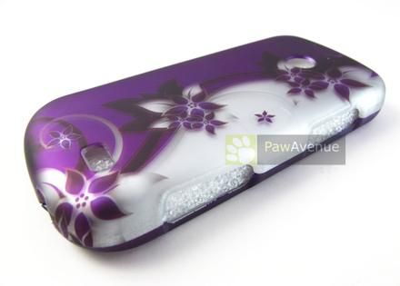 PURPLE CURVES VINES Hard Case Cover Samsung Straighttalk T528G Phone 