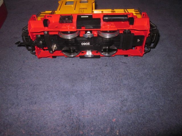   2060H G SCALE GAUGE YELLOW DIESEL SWITCHER LOCOMOTIVE WITH HORN  