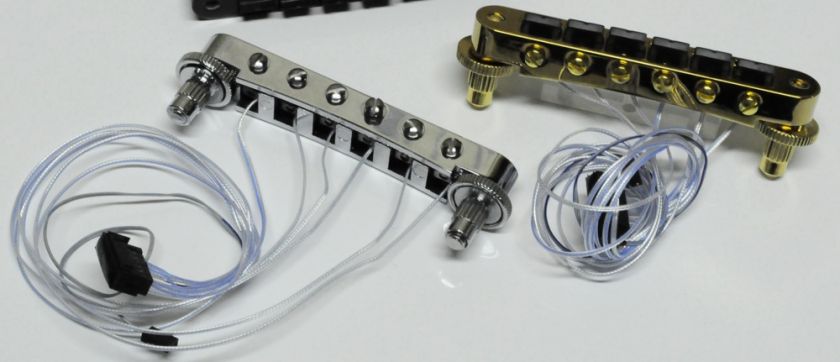   Graphtech Ghost loaded piezo saddles chrome midi hex guitar bridge