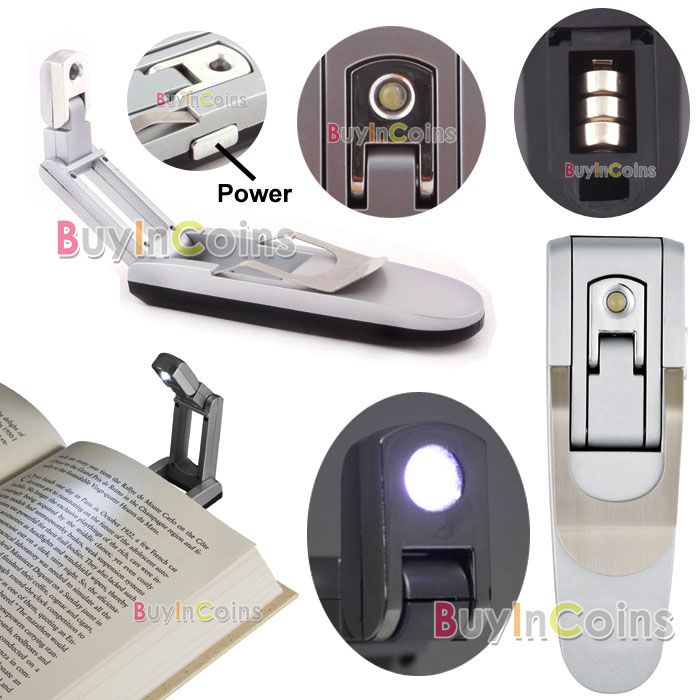 LED Clip on Adjustable Book Reading Light Super Bright  