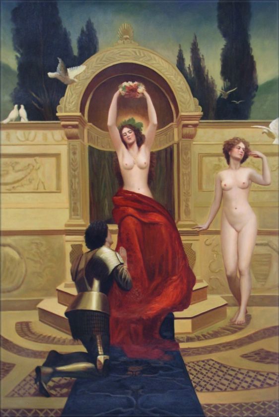 museum q oil painting repro john collier in the venusburg