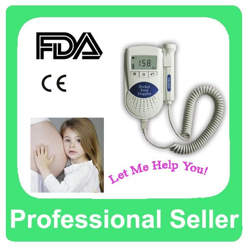 Sonoline B Fetal heart doppler /Backlight LCD 3mhz FDA Baby Heart 