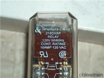 Struthers Dunn 219DXBP 120V Relay New in Box  