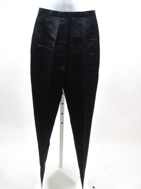 GEMMA KAHNG Black SIlk Stovetop Pants Sz 4  